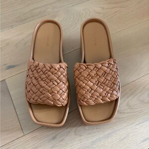 Vince Braided Sandal Wedges size 7.5